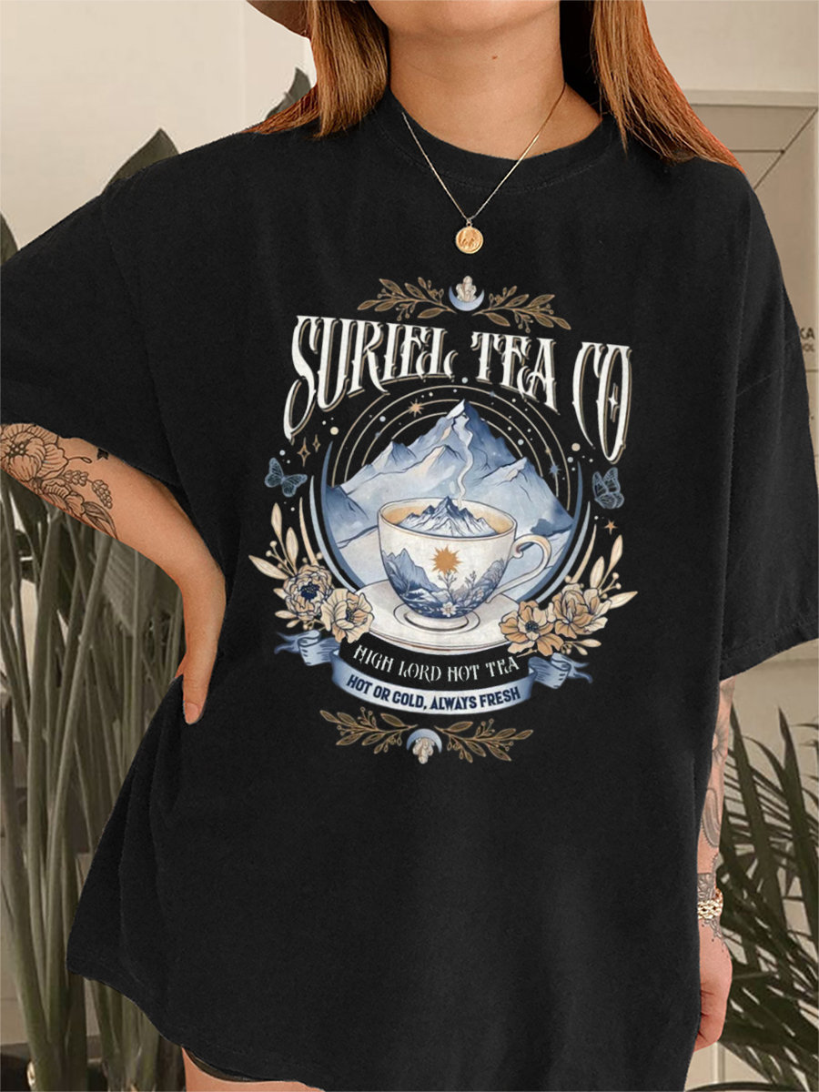 Vintage Suriel Tea Co Read Books T-Shirt