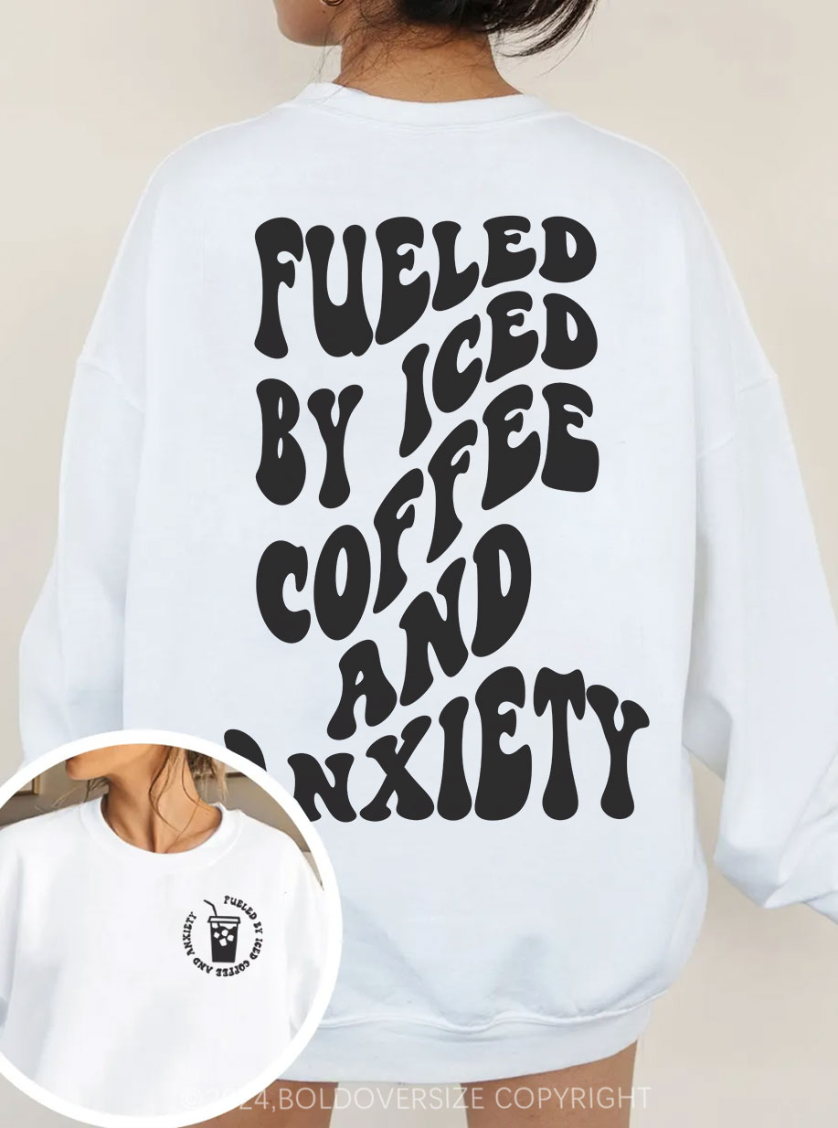 Vintage Coffee And Anxiety Sweatshirt