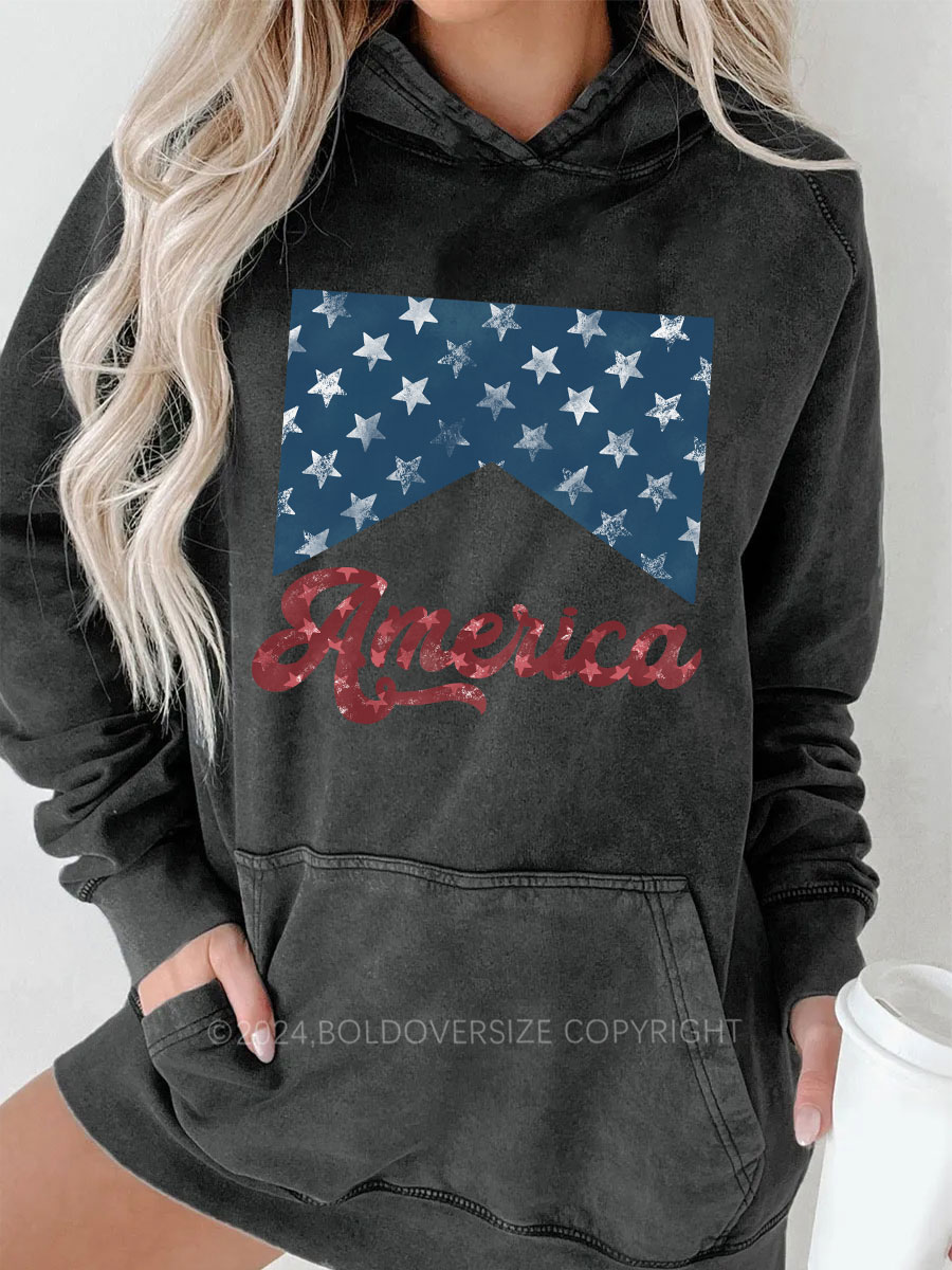 Vintage America Washed Hoodie