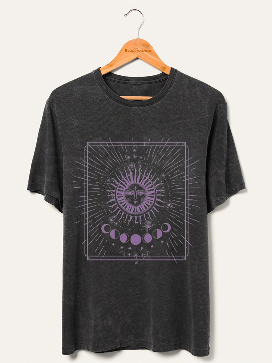 Vintage Sun And Star Washed T-Shirt