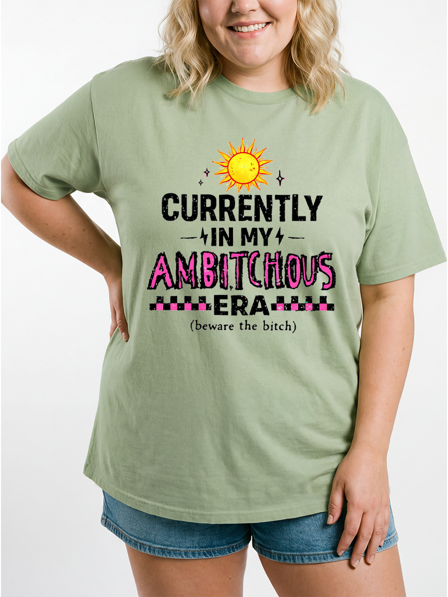 Vintage Ambitchous Era Oversize Graphic Tee