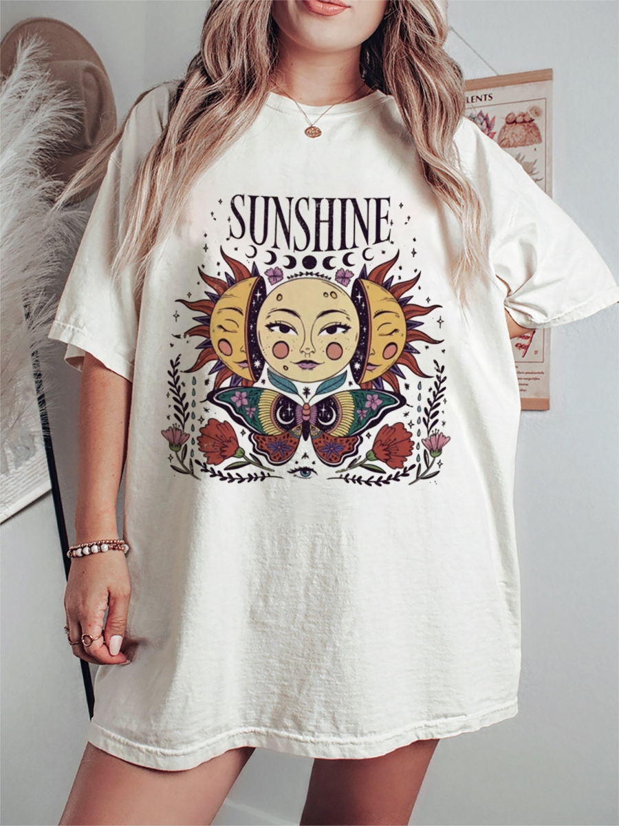 Vintage Sunshine Butterfly T-Shirt
