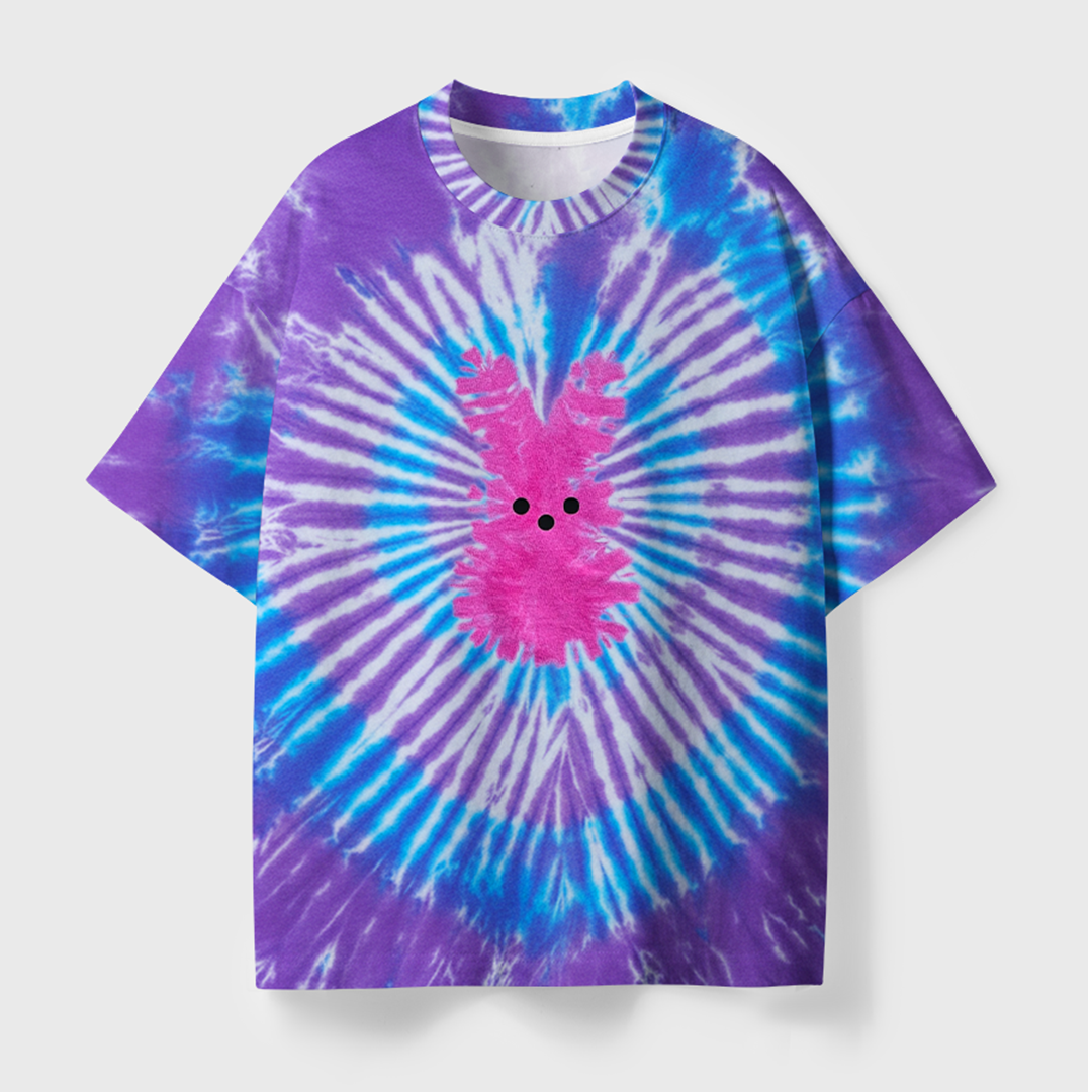 Vintage Psychedelic All Over Print T-Shirt
