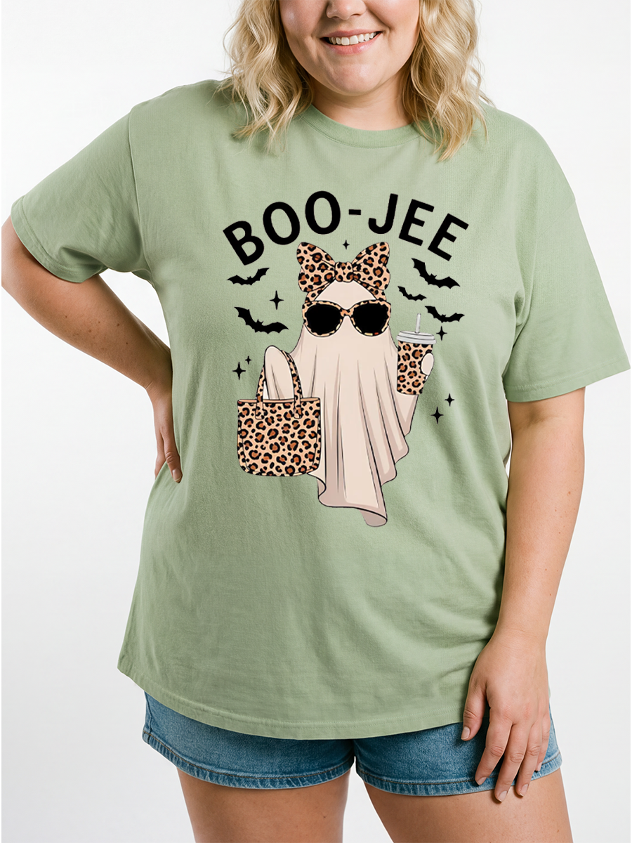 Vintage Leopard Boo-Jee Oversize Graphic Tee