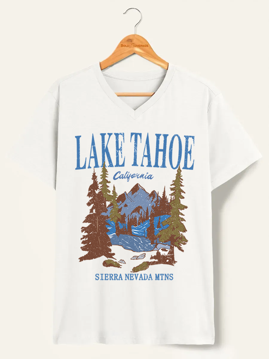 Vintage Lake Tahoe V-Neck Tee