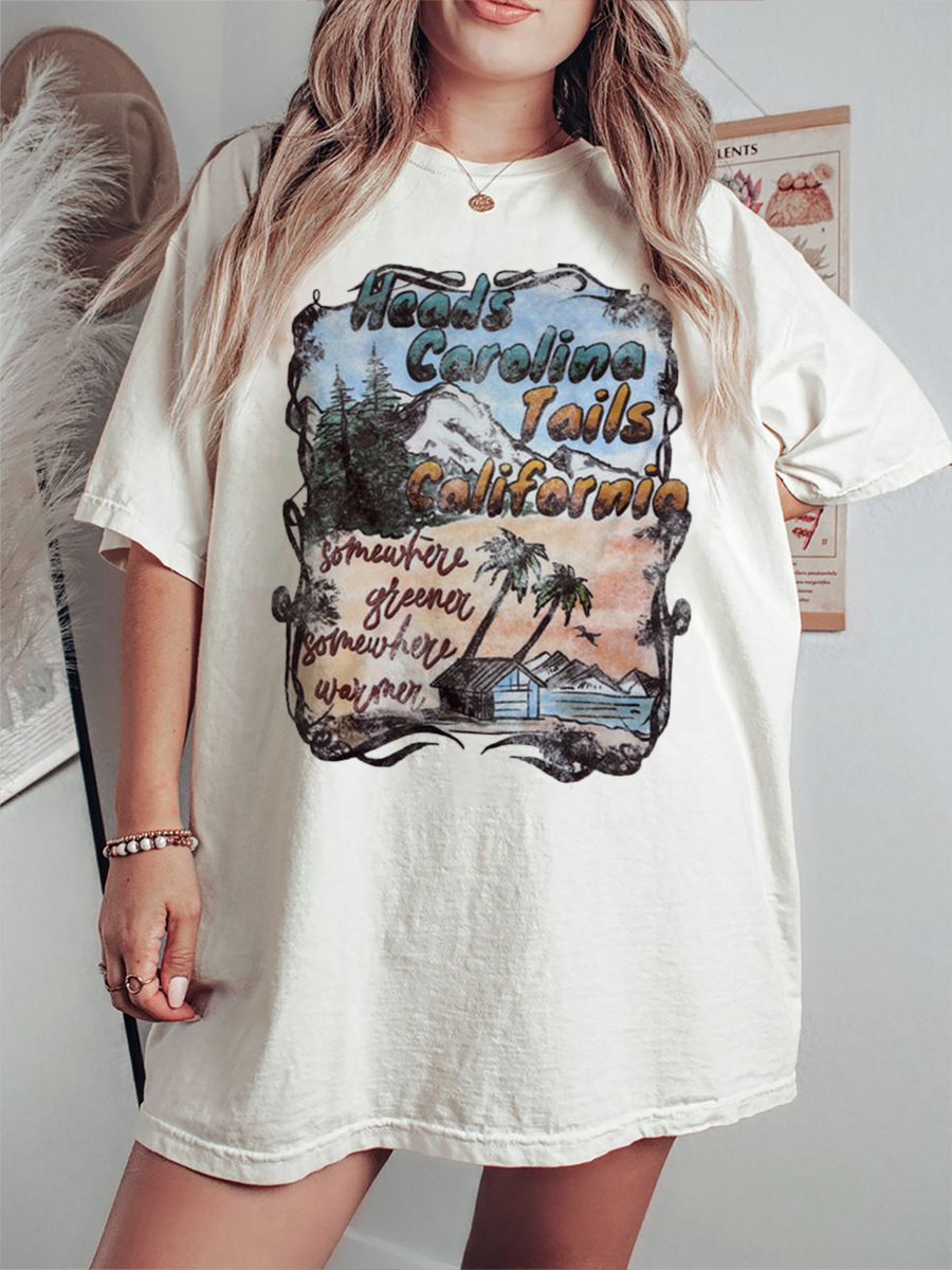 Vintage Heads Carolina, Tails California Tee