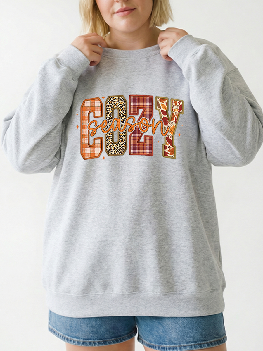 Vintage Cozy Season Graphic Sweatshirt