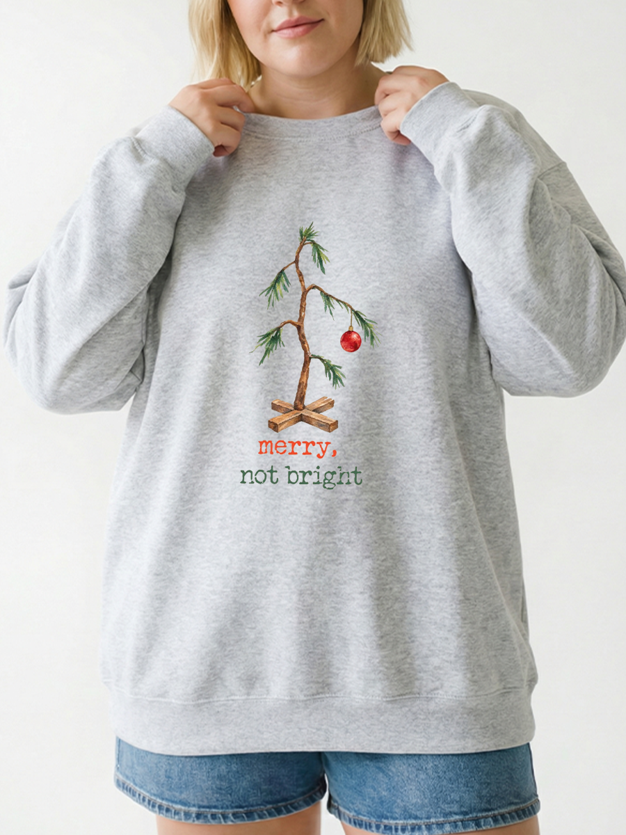 Vintage Merry Not Bright Sweatshirt