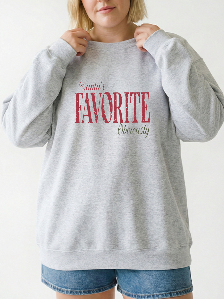 Vintage Santas Favorite Obviously Sweatshirt