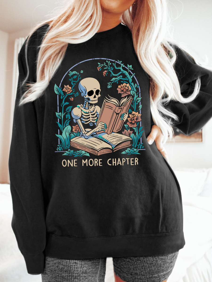Vintage One More Chapter Book Sweatshirt