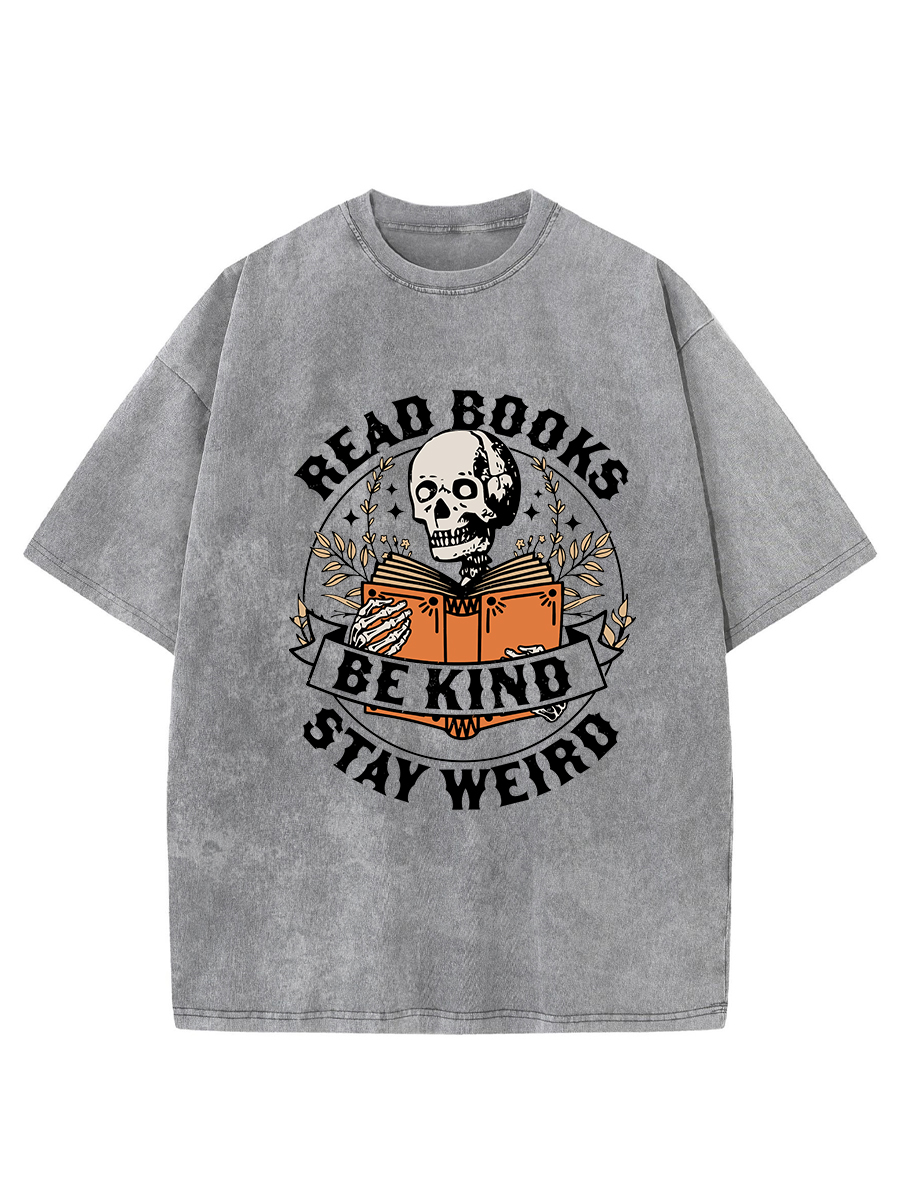 Vintage Be Kind Stay Weird Washed T-Shirt