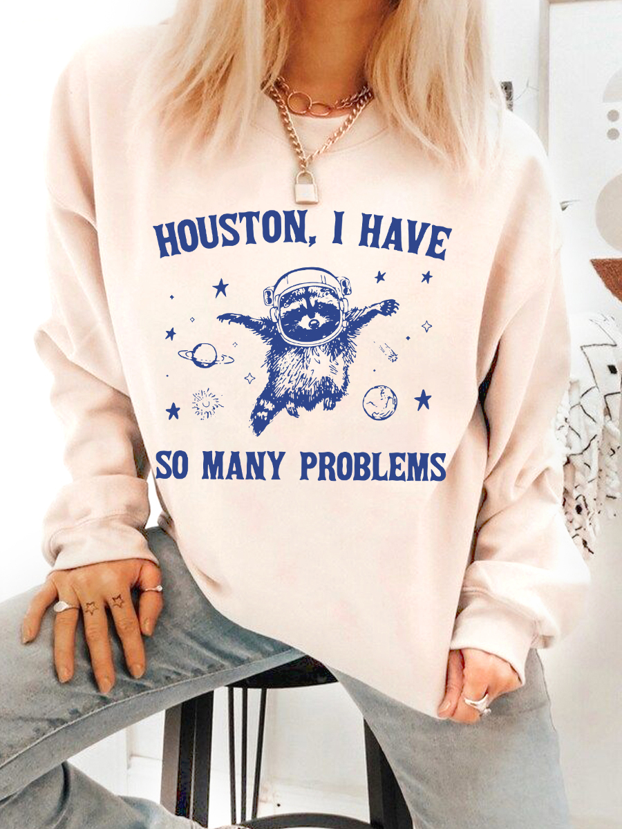 Vintage Raccoon Meme Sweatshirt