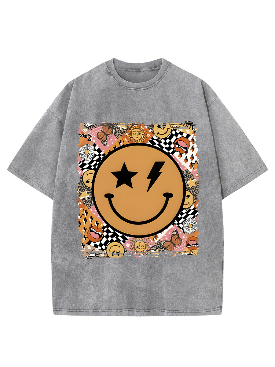 Vintage Smile Washed T-Shirt