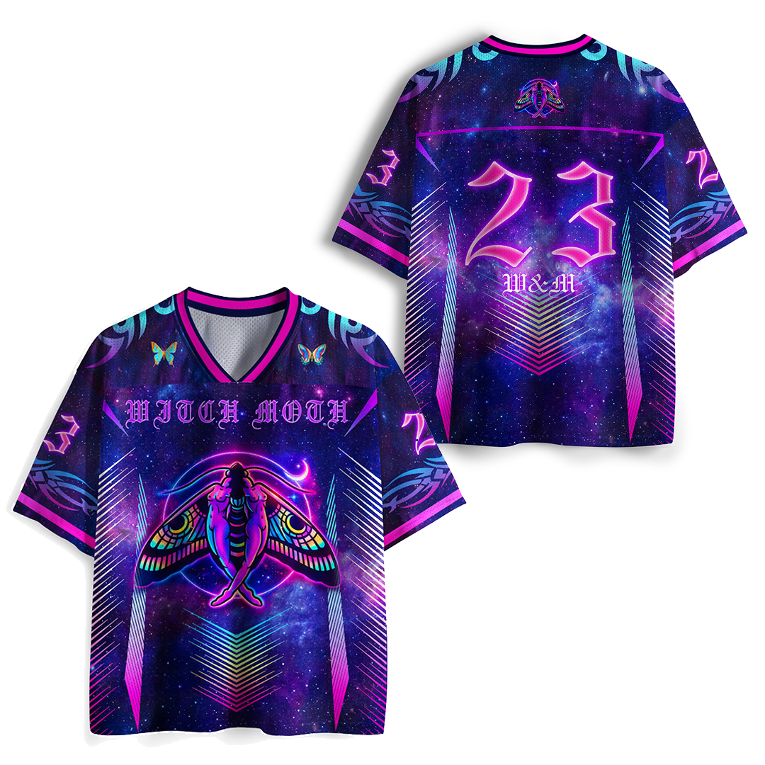 Vintage Witch Moth Mesh Jersey