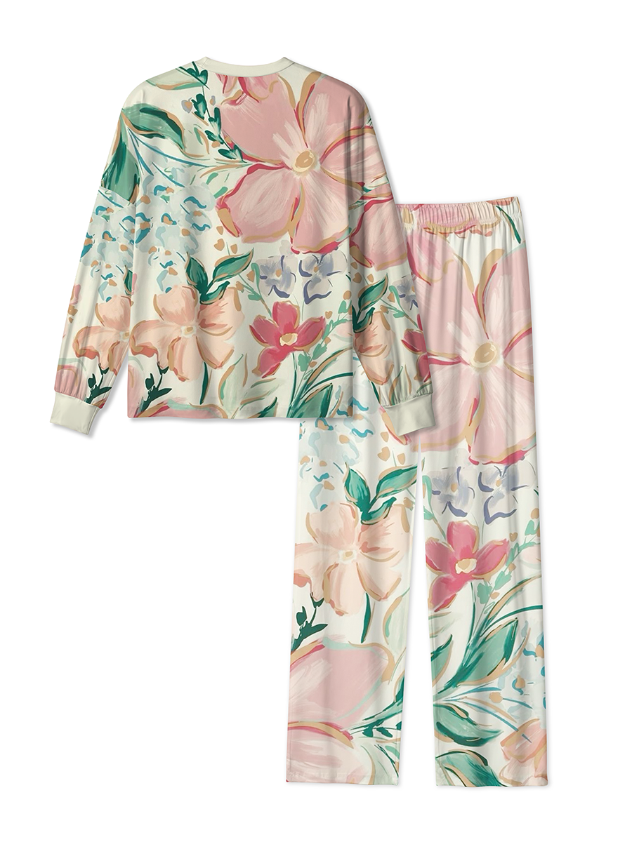 Vintage Modern Elegant Watercolor Pajamas