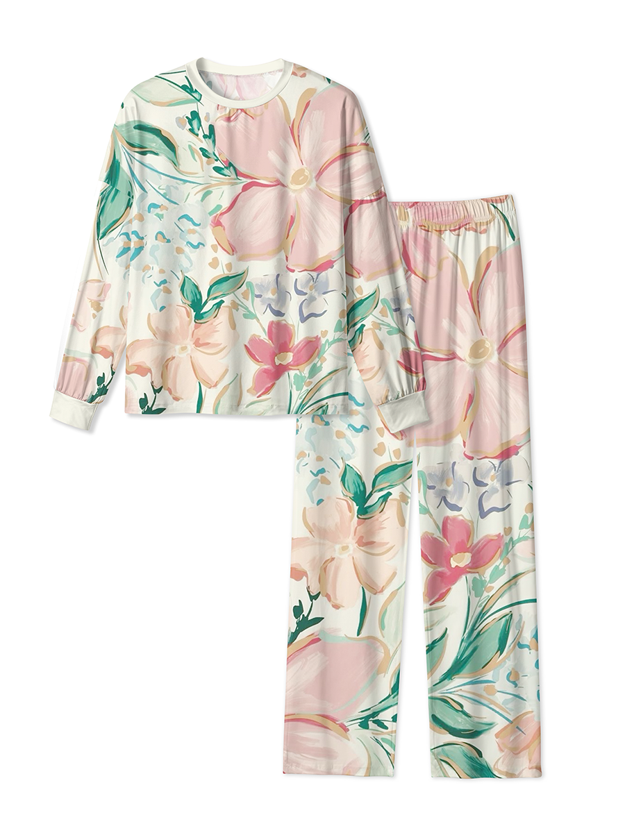 Vintage Modern Elegant Watercolor Pajamas