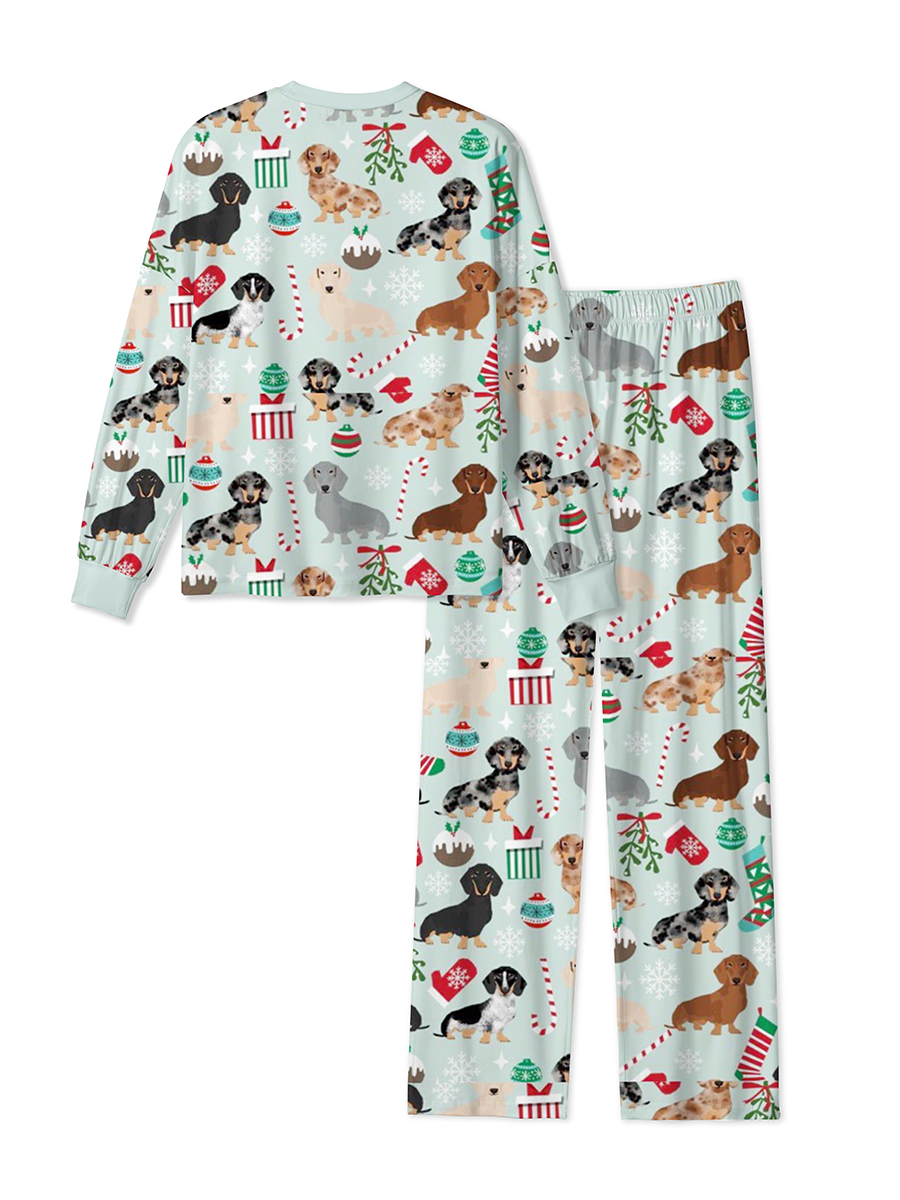 Vintage Festive Holiday Pet Pajamas