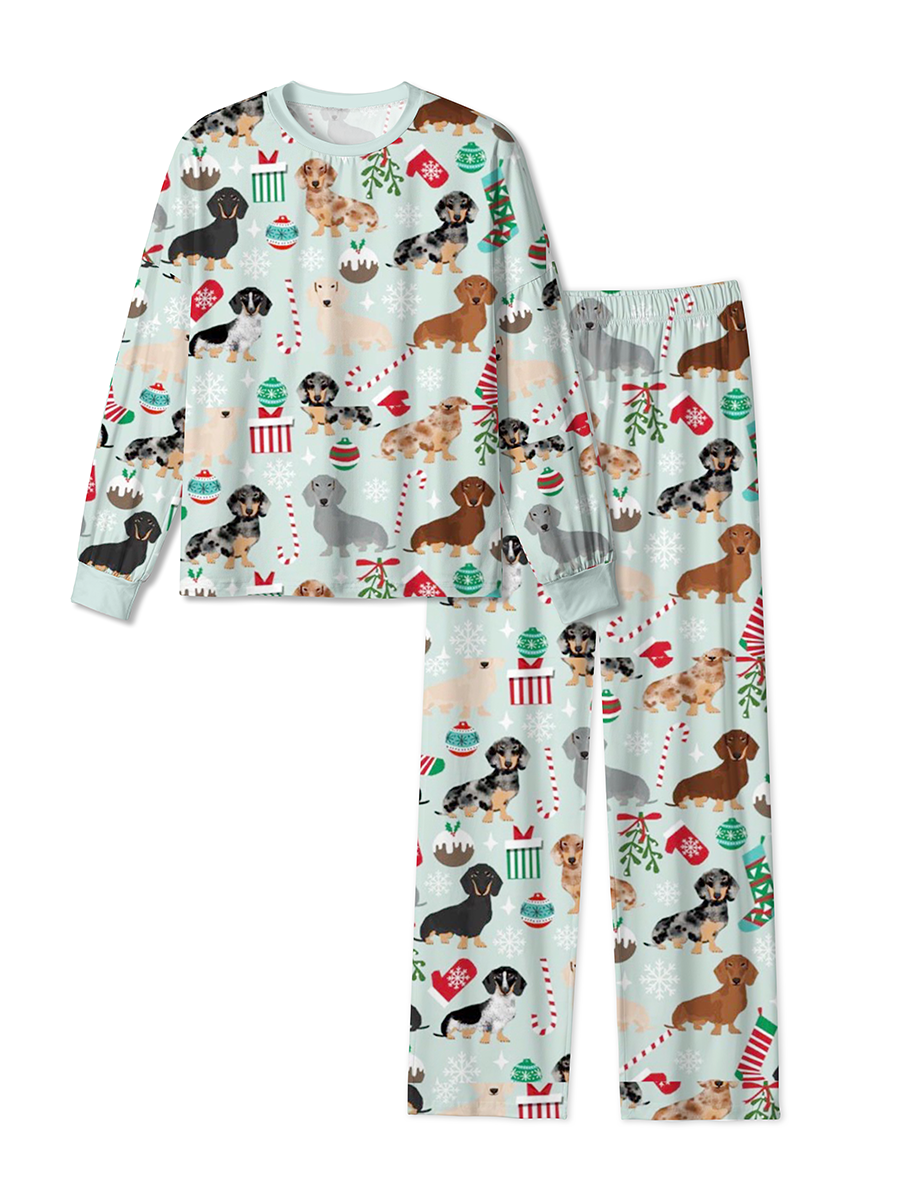 Vintage Festive Holiday Pet Pajamas