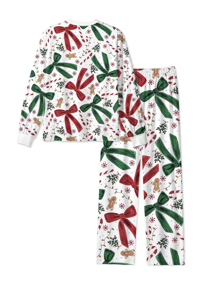 Vintage Warm Hand-Drawn Christmas Pajamas