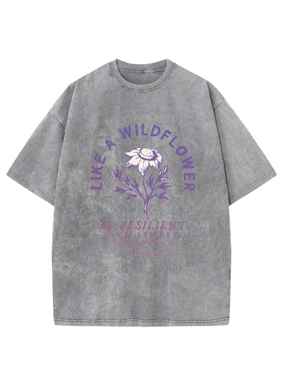Like A Wildflower Vintage Washed T-Shirt