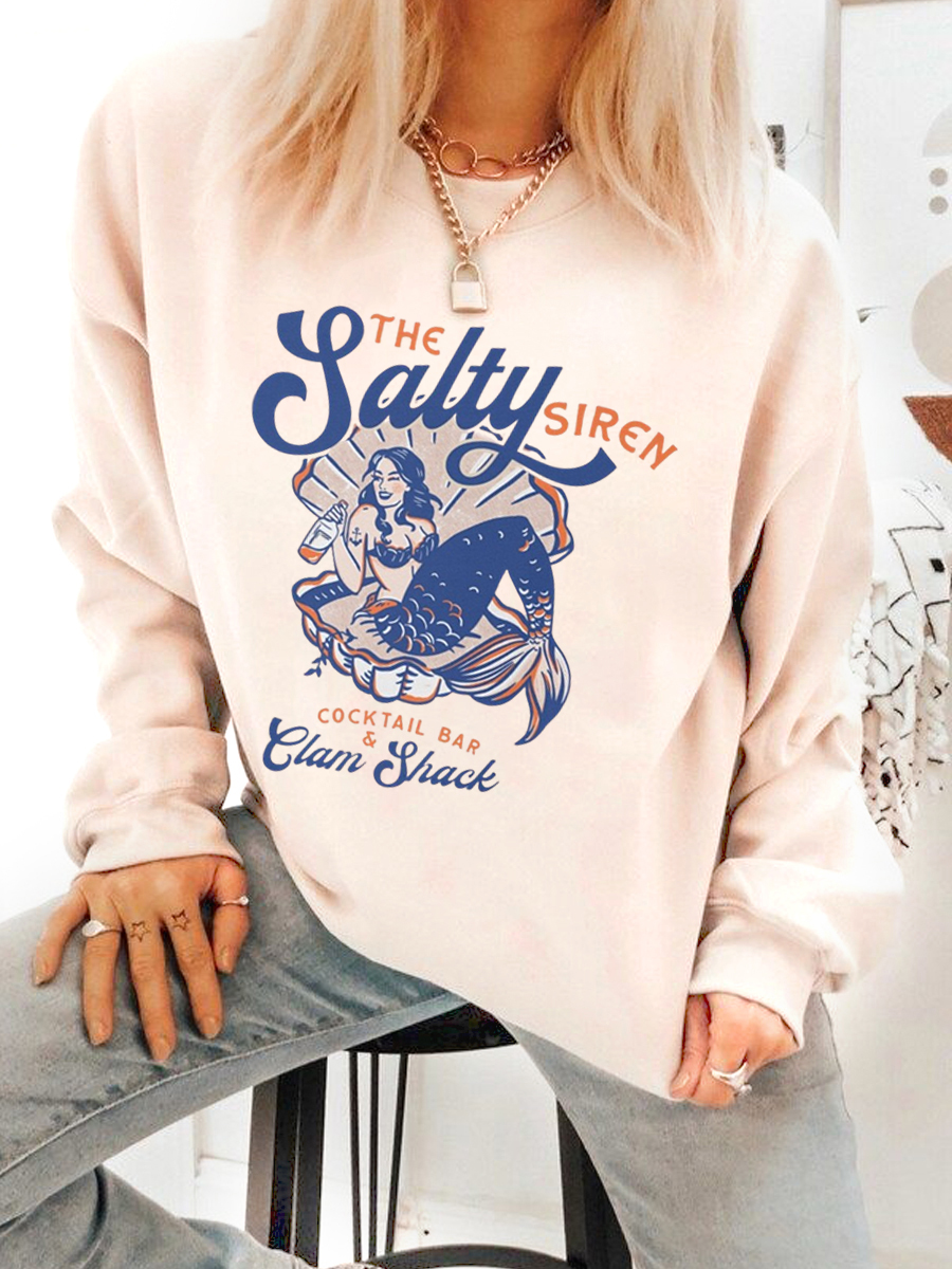 Vintage Salty Siren Cocktail Bar Sweatshirt