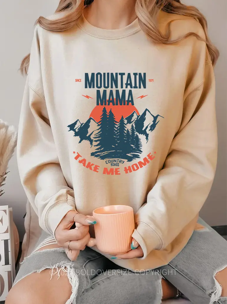 Vintage Mountain Mama Sweatshirt