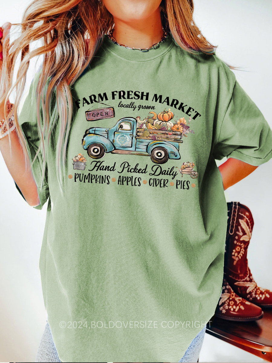 Vintage Farm Fresh Pumpkin Tee