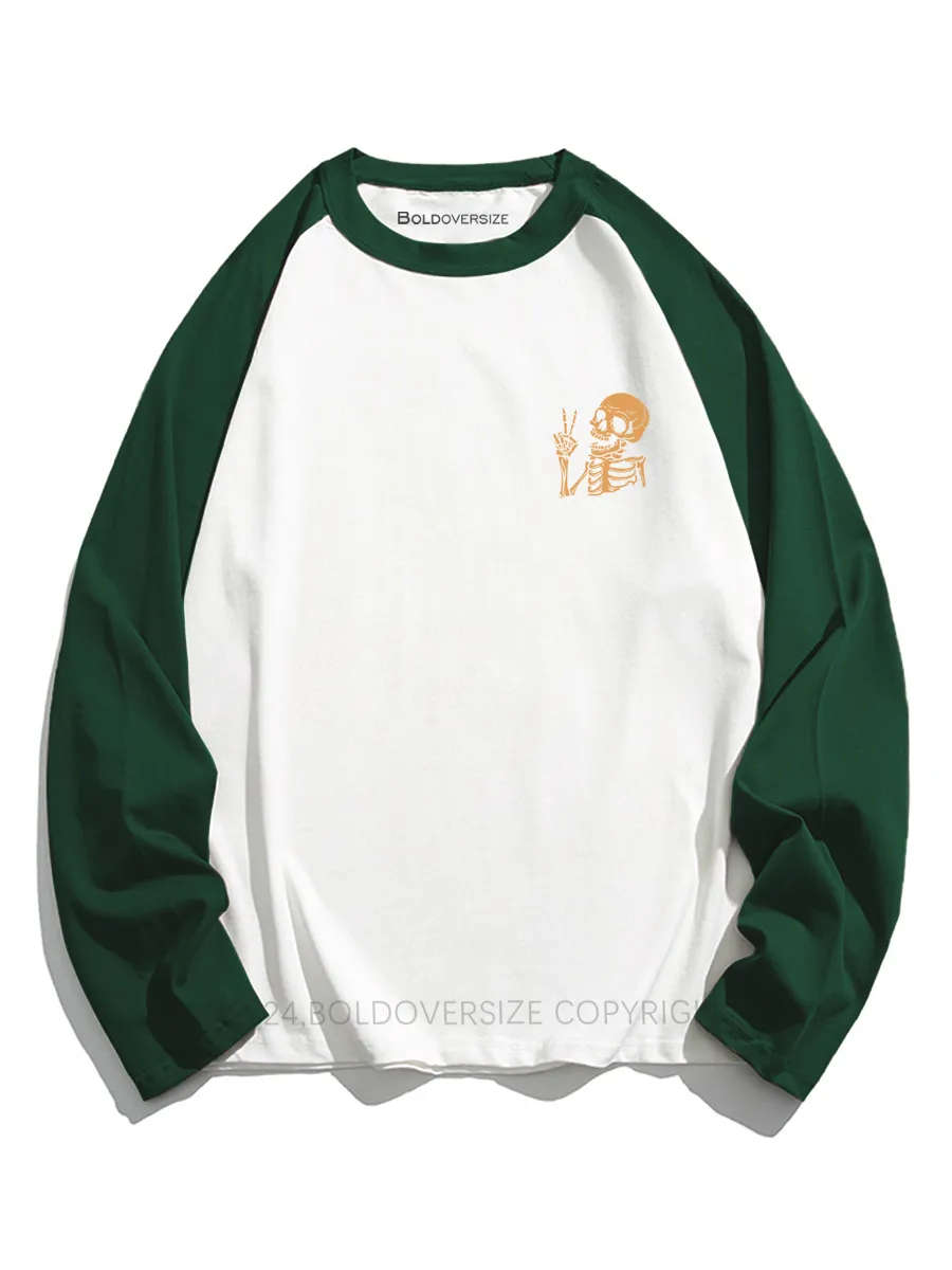 [GRAVER]★25SS★GT_DUSTY VINTAGE RAGLAN LONG SLEEVE T-SHIRT UNISEX]EXPLORE Vintage Raglan Long Sleeve T-shirt - GRAVER