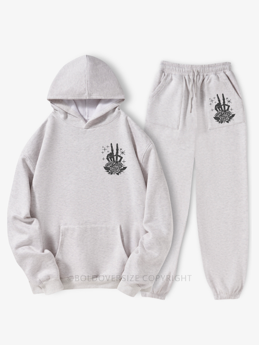 Vintage Expensive Difficult And Talks Back 2 Sides Hoodie Suit