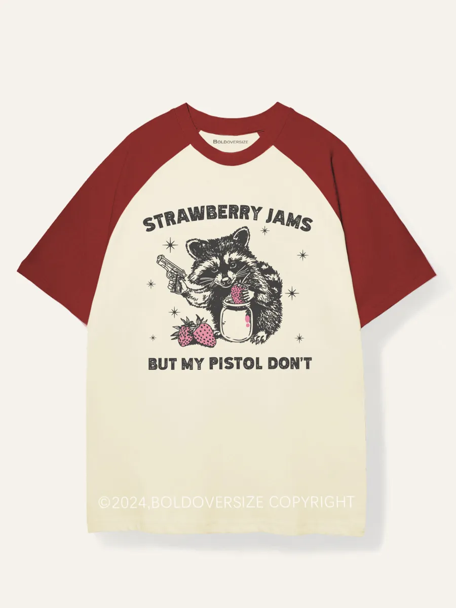 Vintage Raccoon Meme Raglan Short Sleeve T-Shirt