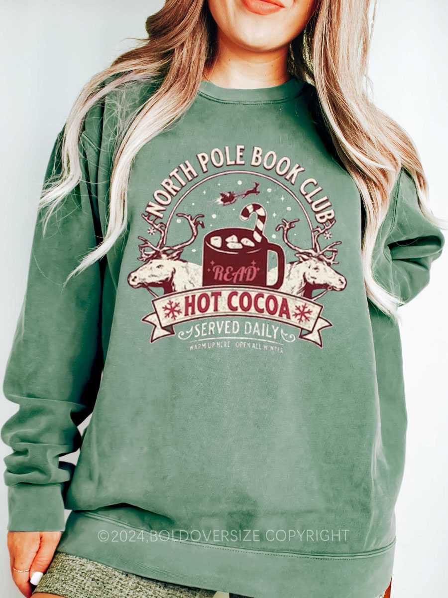 Vintage North Pole Book Club Sweatshirt