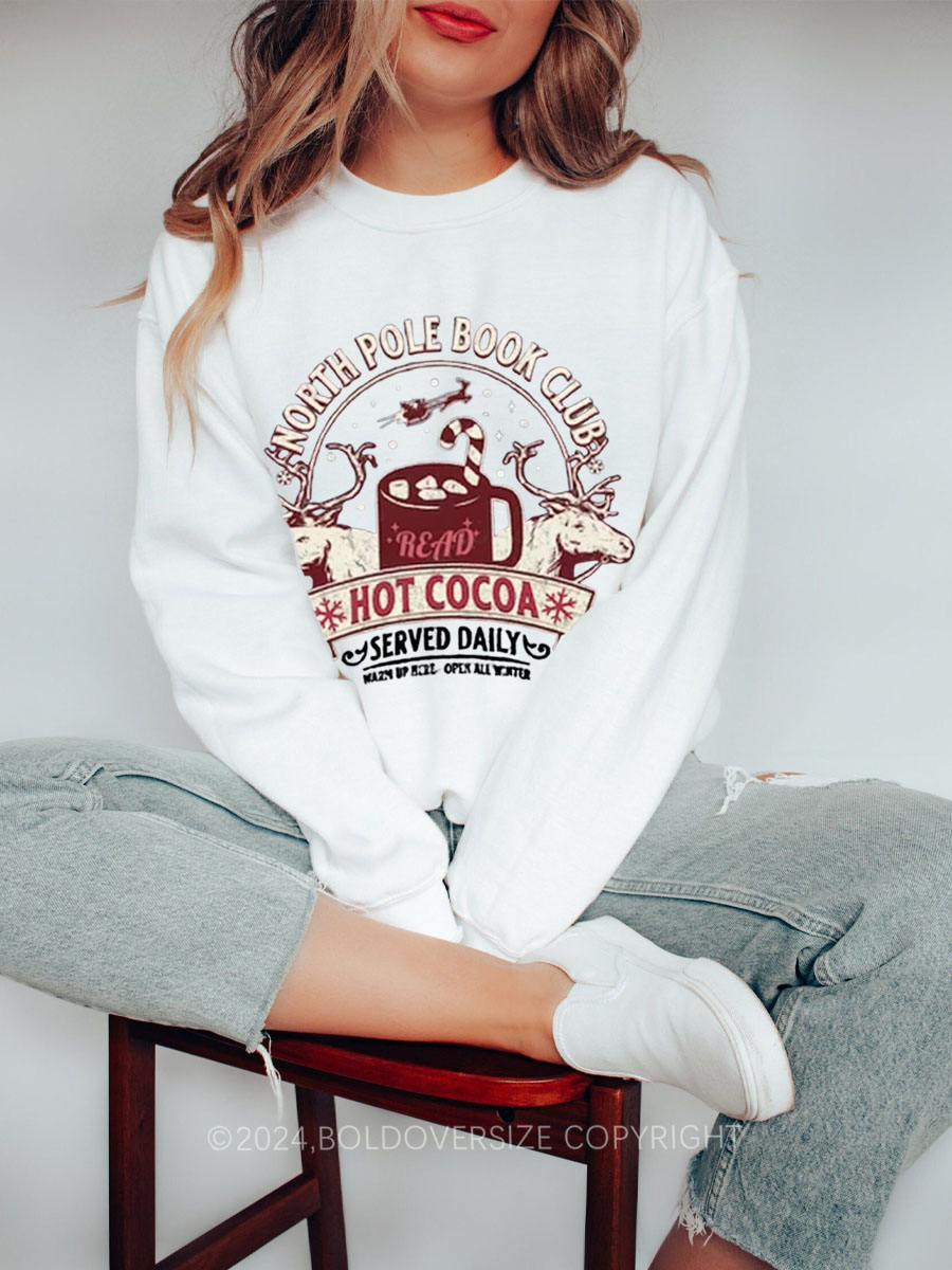 Vintage North Pole Book Club Sweatshirt