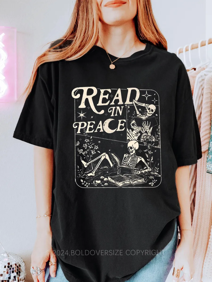 Vintage Read In Peace Tee