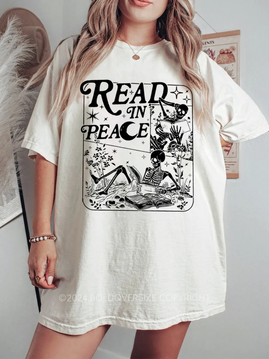 Vintage Read In Peace Tee
