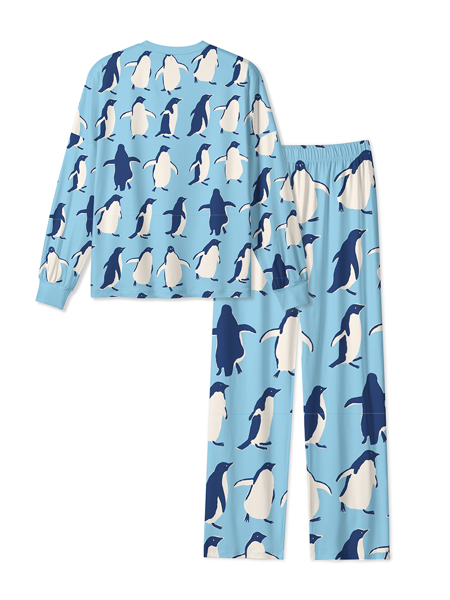Vintage Cute Penguin Pajamas