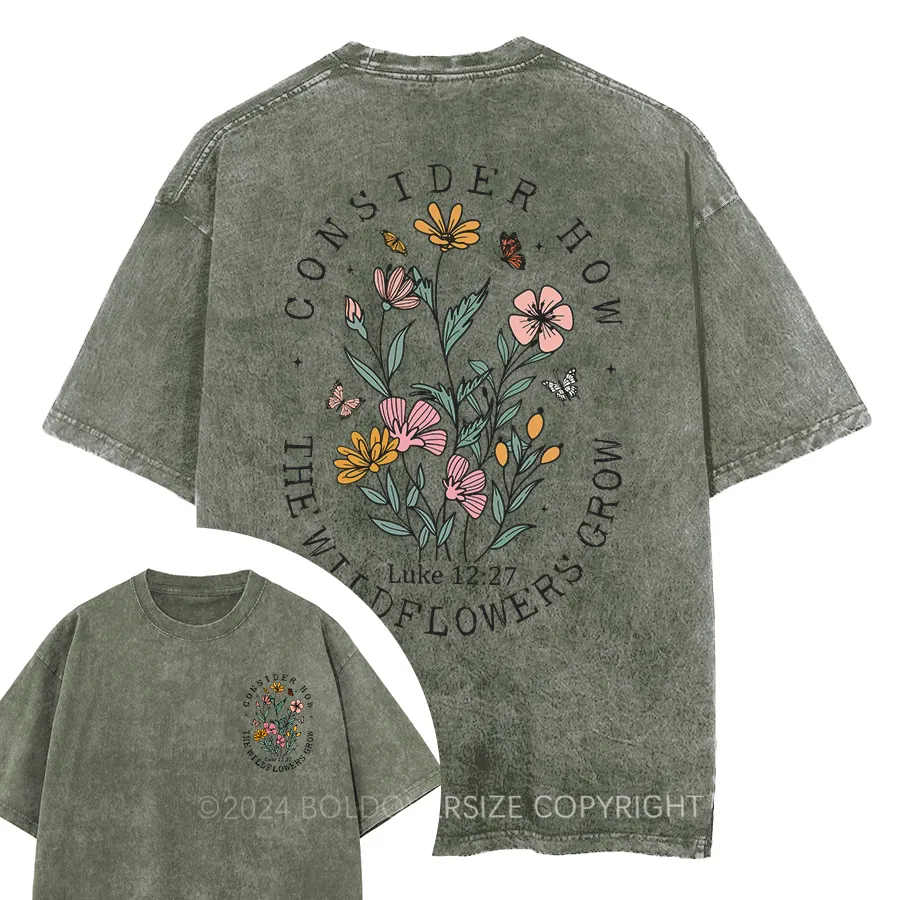 Vintage Boho Christian Washed T-Shirt
