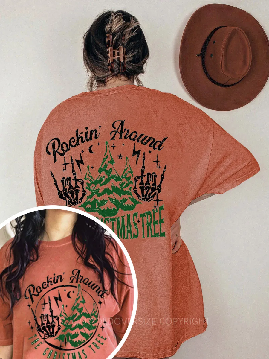 Vintage Rockin Around The Christmas Tree T-Shirt