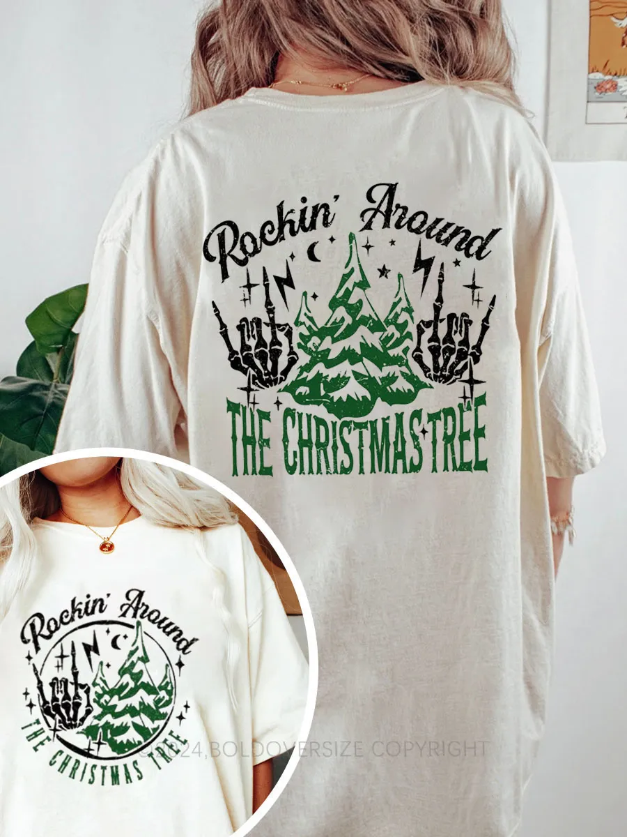 Vintage Rockin Around The Christmas Tree T-Shirt
