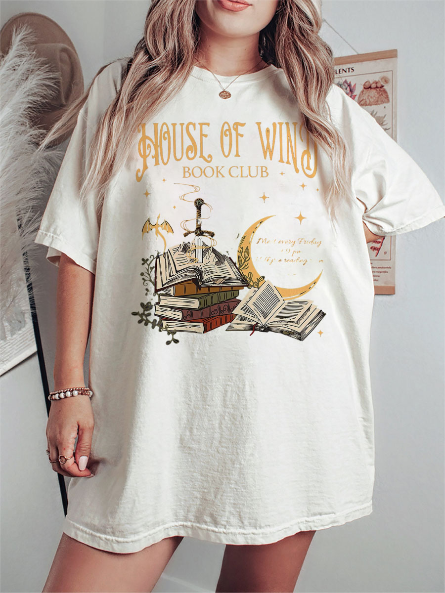 Vintage House Of Wind Book Club Tee