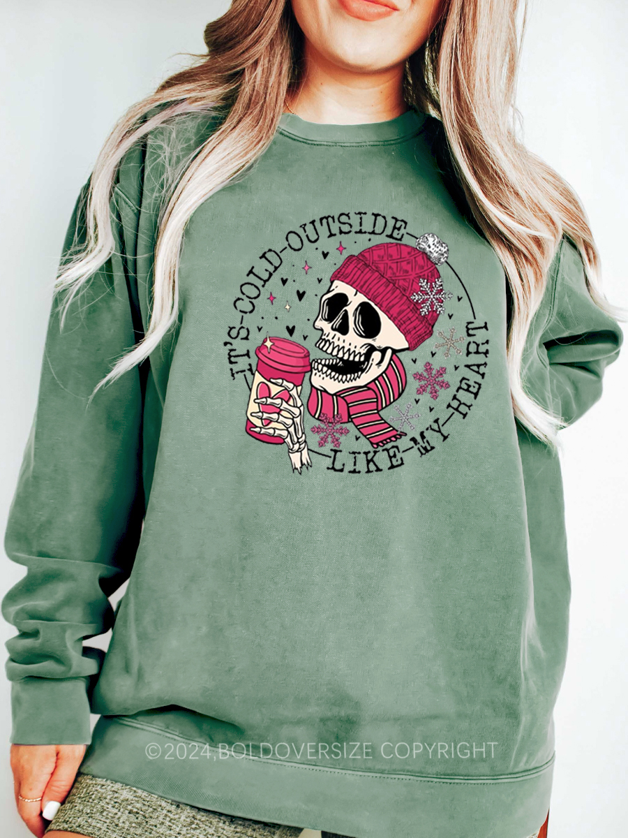 Vintage It'S Cold Outside Sweatshirt