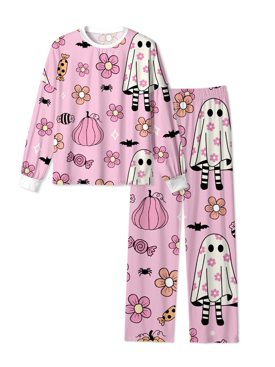 Vintage Pink Halloween Pajamas