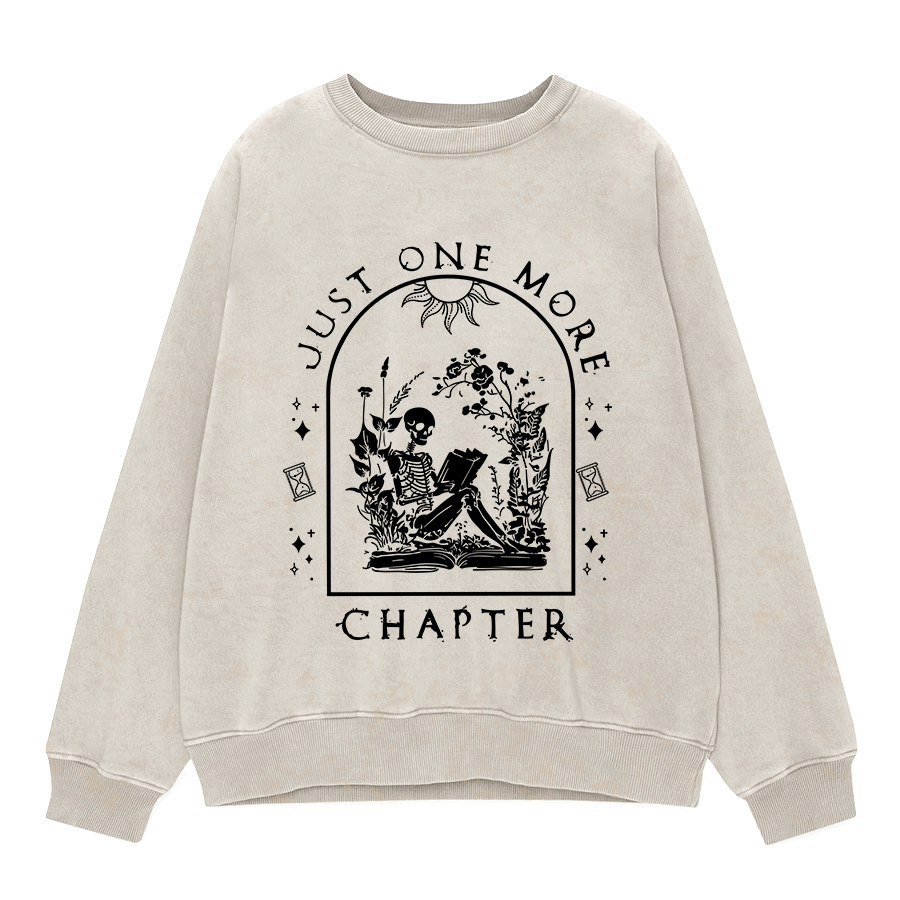 Vintag One More Chapter Washed Sweatshirts