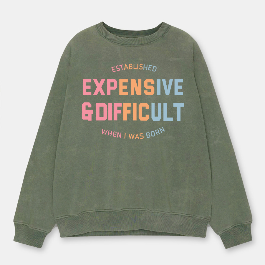 Vintage Expensive & Difficult Washed Sweatshirt