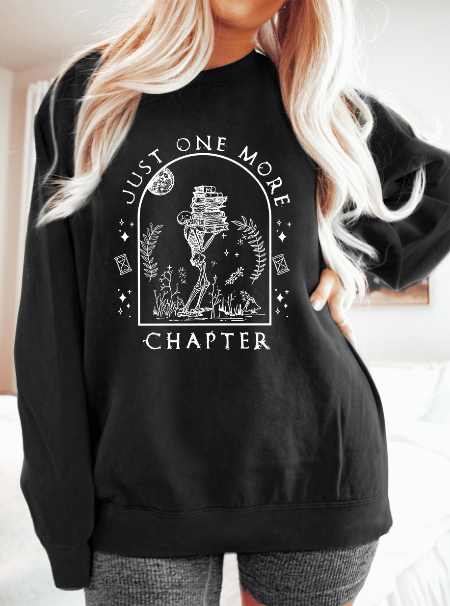 Vintage Just One More Chapter Nove Sweatshirt