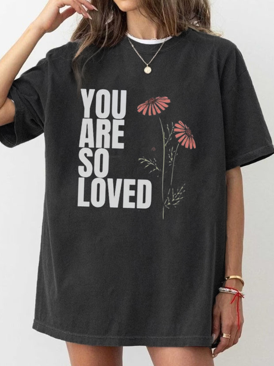 Vintage You Are So Loved Washed T-Shirt