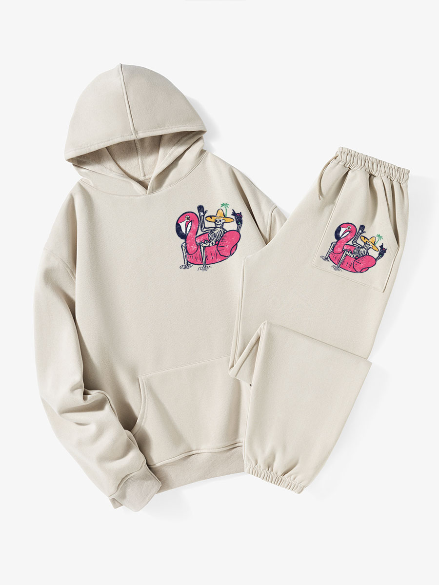 Vintage Stay Salty Fleece Hoodie Suit