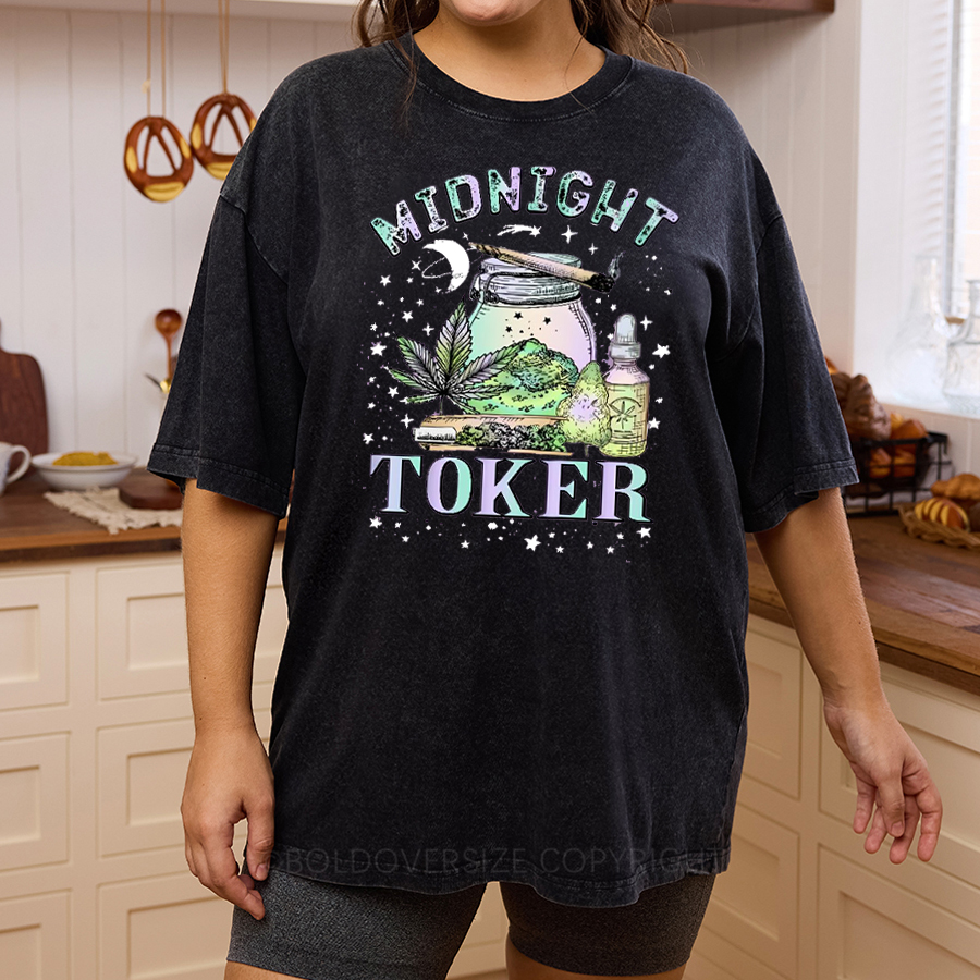 Vintaget Midnight Toker Washed T-Shirt