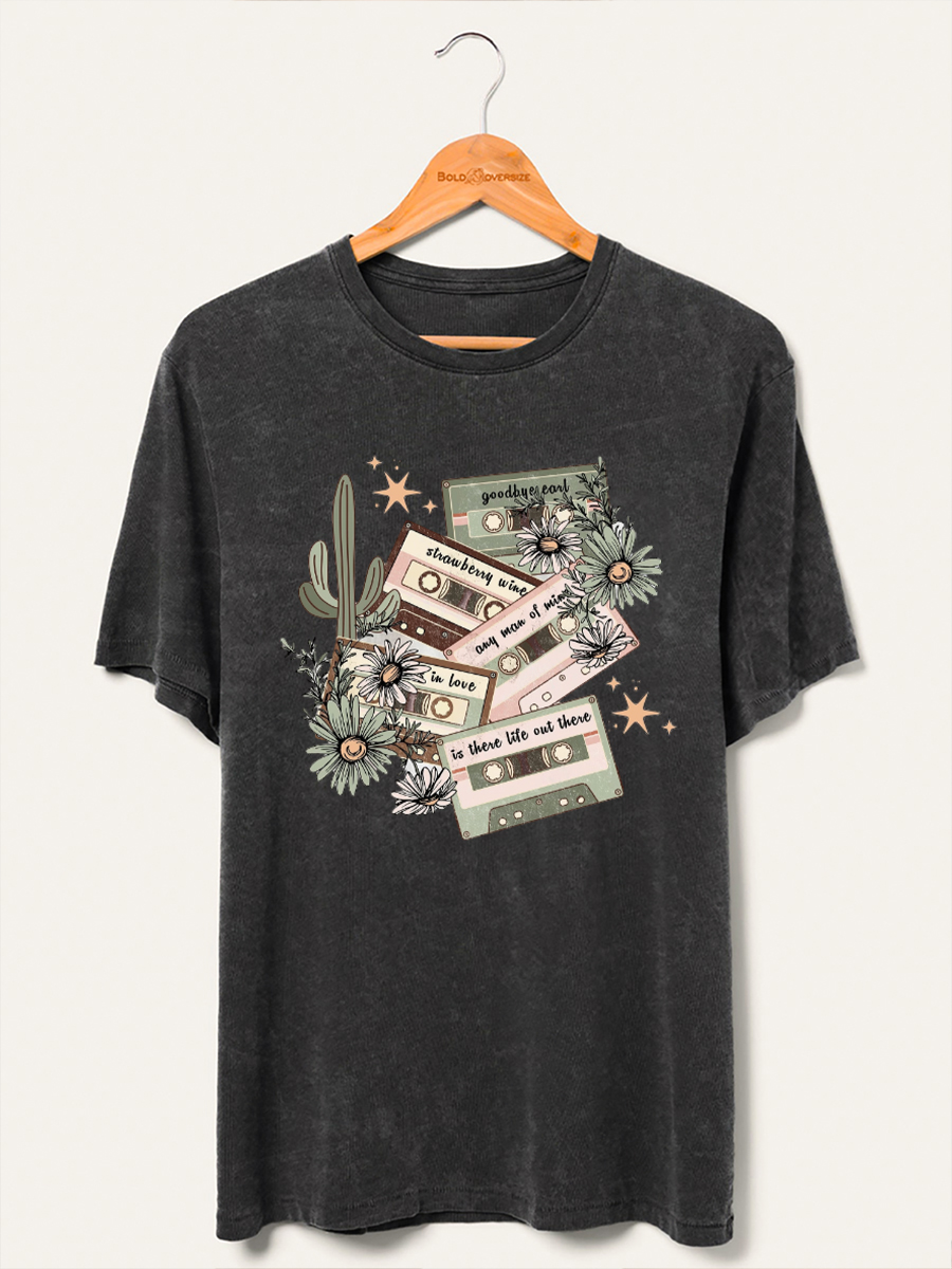 Vintage Inspired Concert Washed T-Shirt