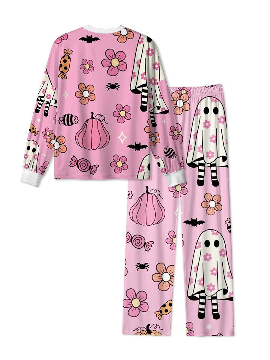 Vintage Pink Halloween Pajamas