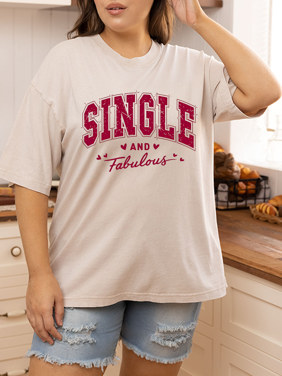 VintageSingle And Fabulous Washed T-Shirt